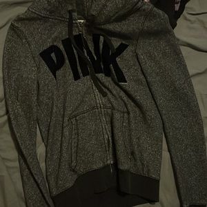 PINK jackets black and grey size medium